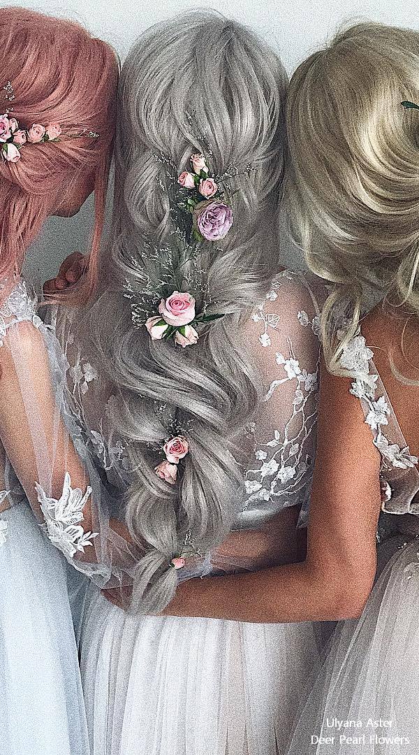 Ulyana Aster Long Bridal Hairstyles for Wedding