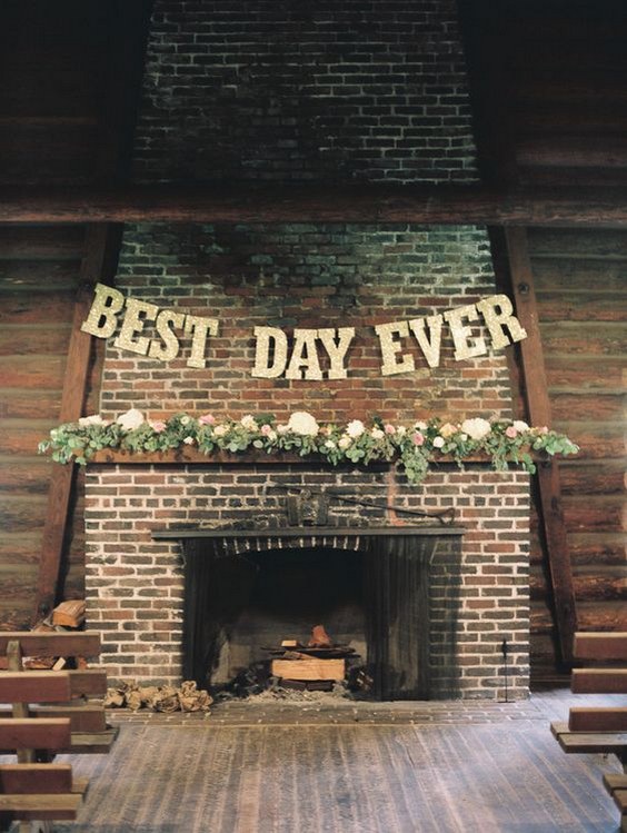 Best Day Ever Wedding Sign