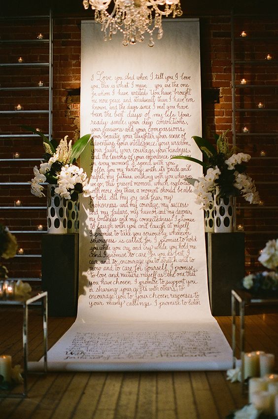 Calligraphy ceremony backdrop