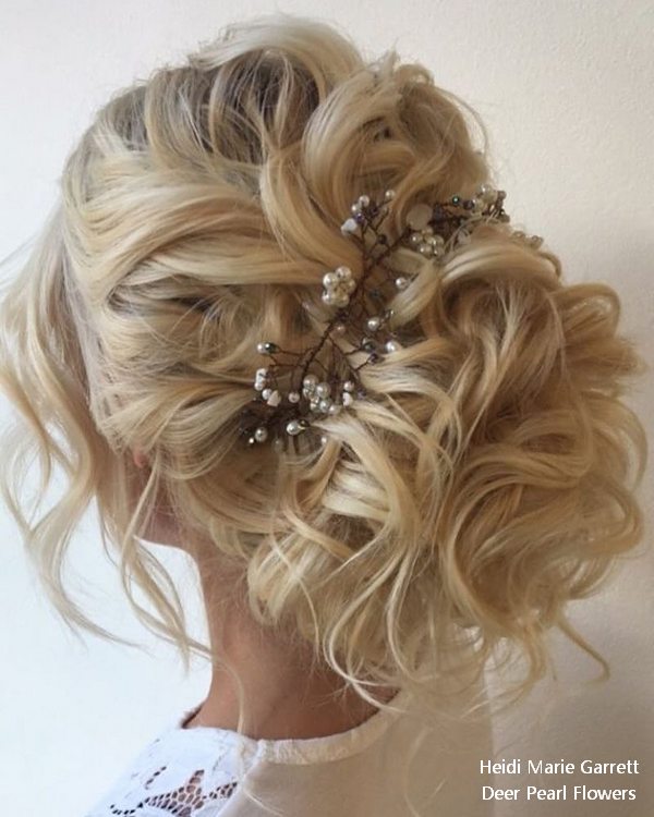 Long Updo wedding hairstyles from Heidi Marie Garrett