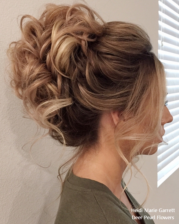 Long Updo wedding hairstyles from Heidi Marie Garrett