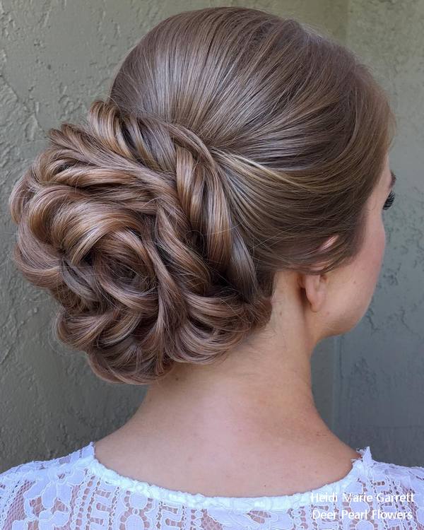 Long Updo wedding hairstyles from Heidi Marie Garrett