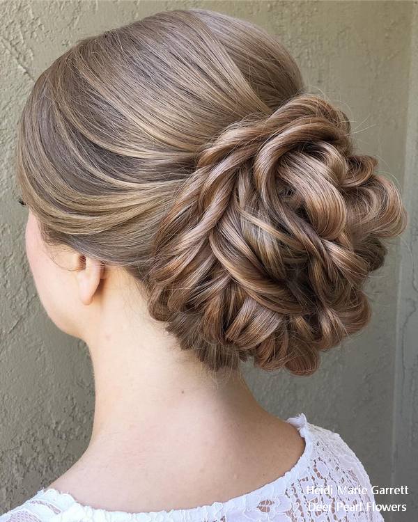 Long Updo wedding hairstyles from Heidi Marie Garrett