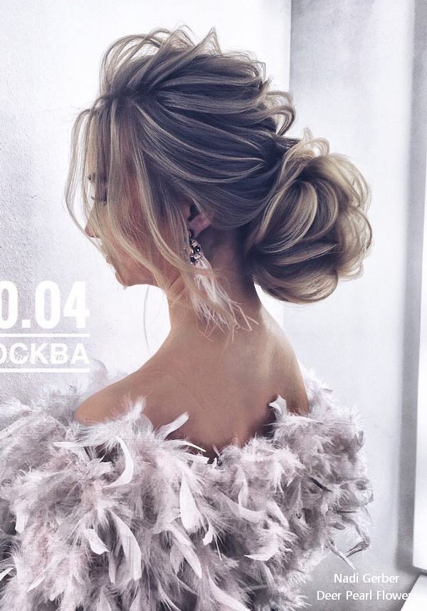 Nadi Gerber Long Wedding Hairstyles and Updos for Bride