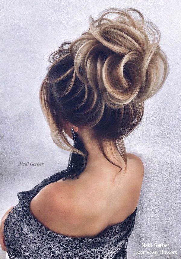 Nadi Gerber Long Wedding Hairstyles and Updos for Bride