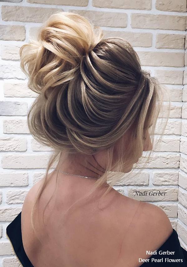 Nadi Gerber Long Wedding Hairstyles and Updos for Bride