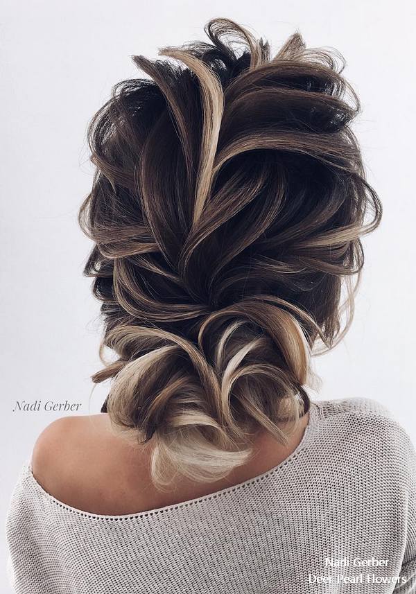 Nadi Gerber Long Wedding Hairstyles and Updos for Bride