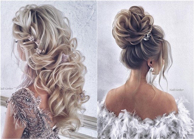 Nadi Gerber Long Wedding Hairstyles and Updos for Bride