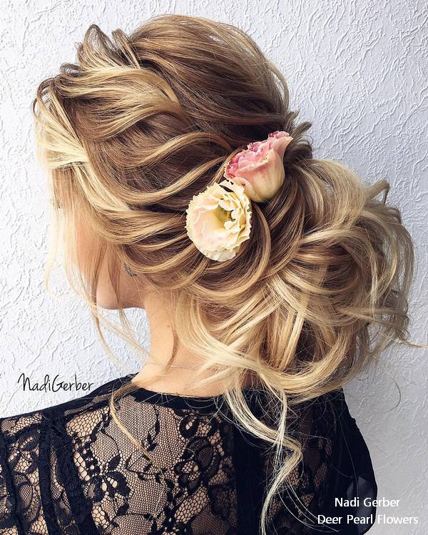 Nadi Gerber Wedding Hairstyles and Updos for Long Hair