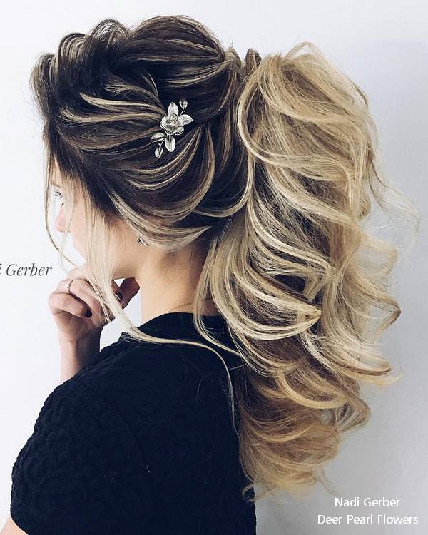 Nadi Gerber Wedding Hairstyles and Updos for Long Hair