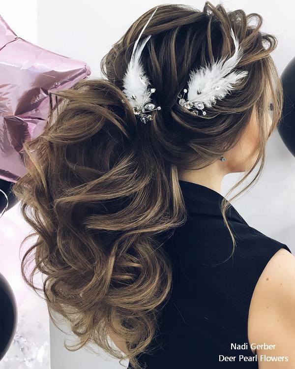 Nadi Gerber Wedding Hairstyles and Updos for Long Hair