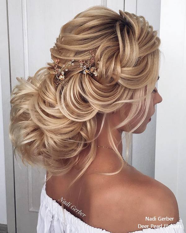 Nadi Gerber Wedding Hairstyles and Updos for Long Hair