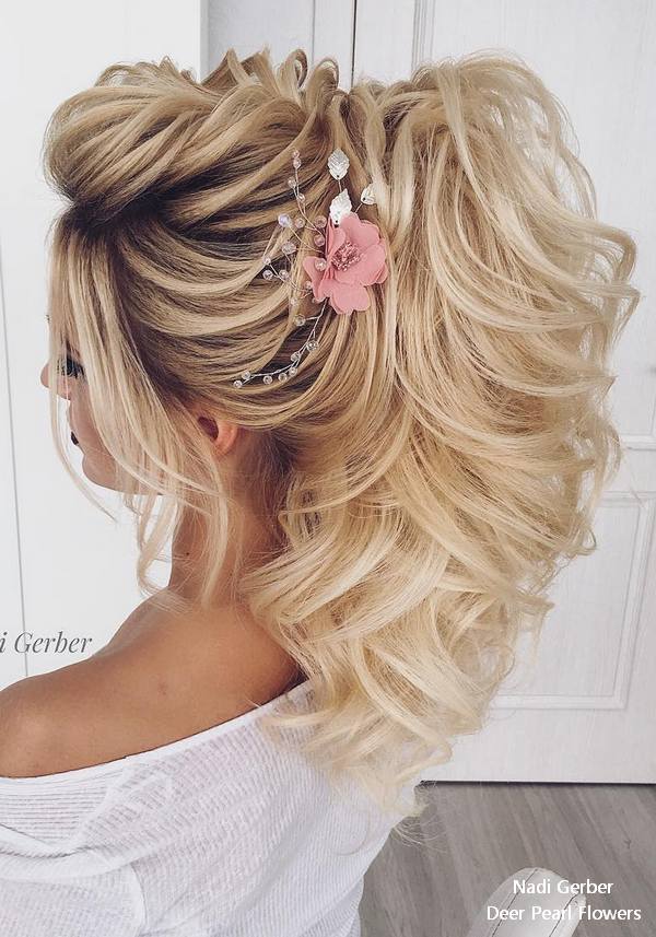 Nadi Gerber Wedding Hairstyles and Updos for Long Hair