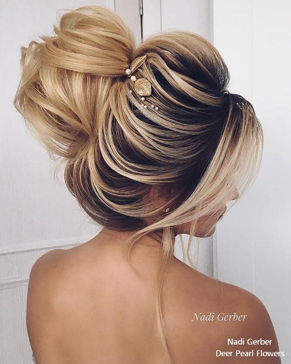 Nadi Gerber Wedding Hairstyles and Updos for Long Hair