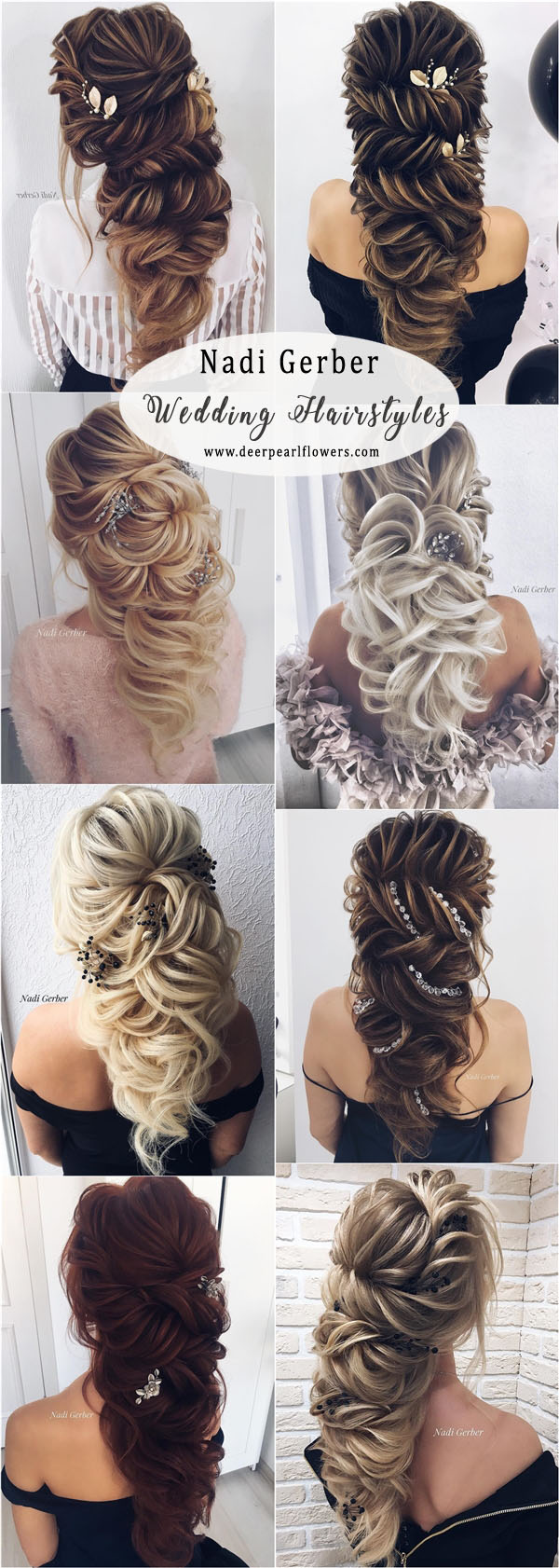 Nadi Gerber long wavy wedding hairstyle ideas