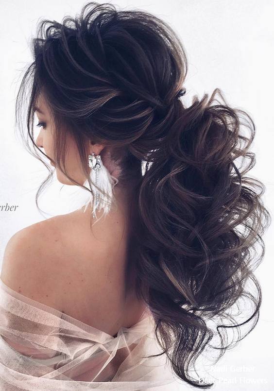 Nadi Gerber long wavy wedding hairstyles