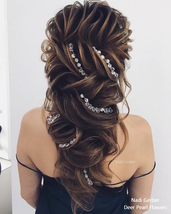 Nadi Gerber long wavy wedding hairstyles