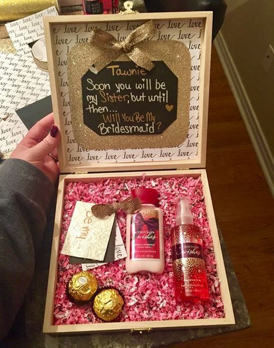 Bridesmaid proposal box ideas