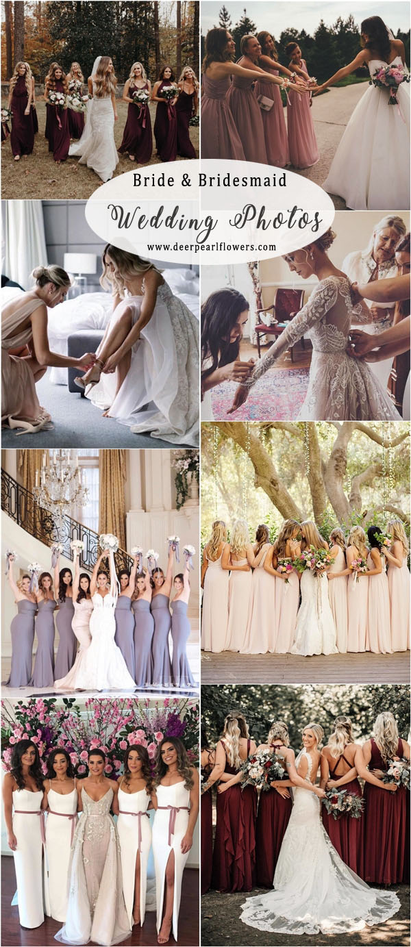 Bridesmaids wedding photo ideas