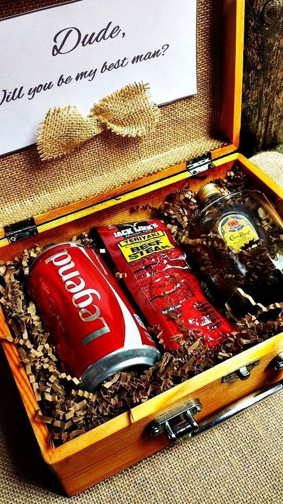 DIY Will you be my groomsman boxe 3