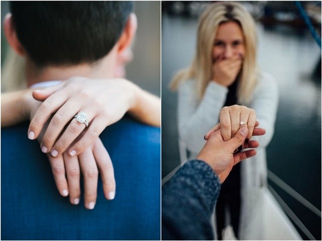 Indian Engagement Photos | Ring Ceremony Photography Poses