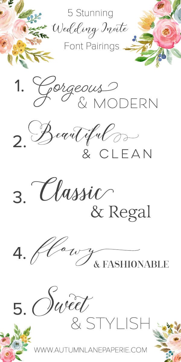 Wedding Invitation Script Font Free / 20 Free Script Fonts For Your Diy ...