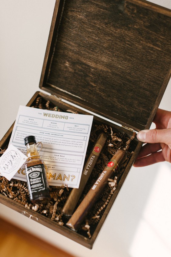 Groomsman proposal Will you be my groomsman box