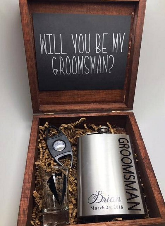 Groomsman proposal Will you be my groomsman