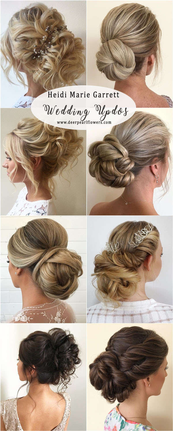 Heidi Marie Garrett Long Updos wedding hairstyles
