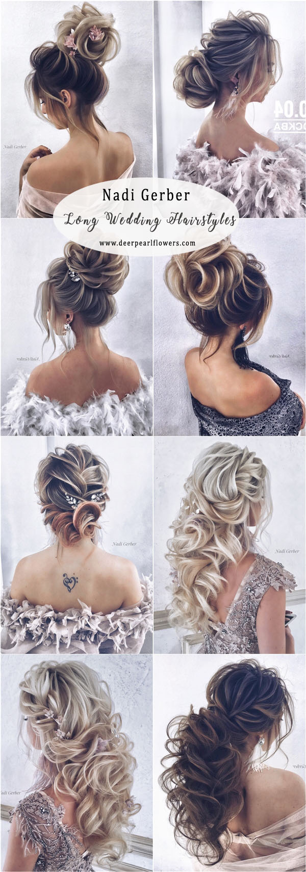 Long Wedding Hairstyles and Updos for Bride