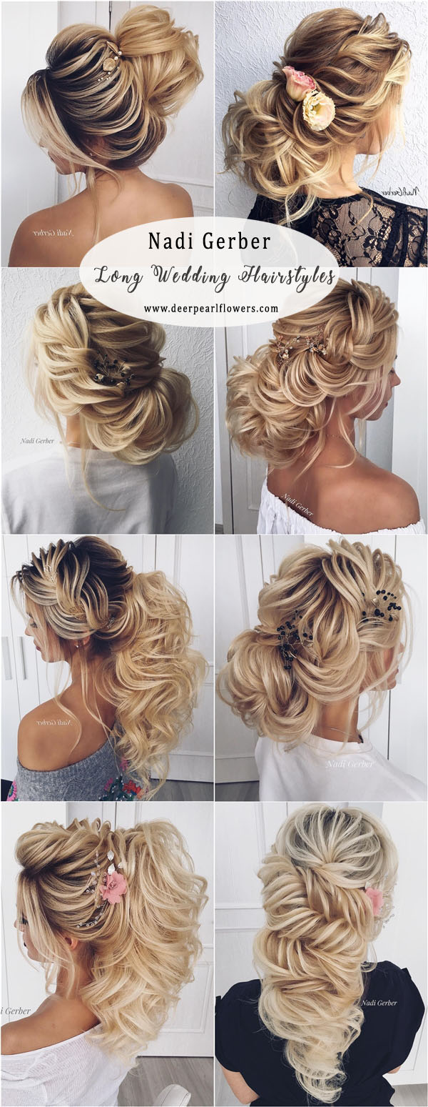 Nadi Gerber Wedding Hairstyles and Updos for Long Hairs