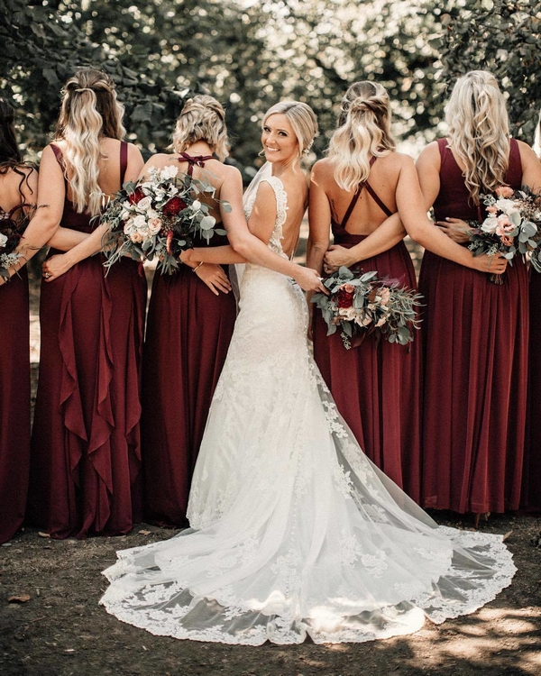 Wedding bridesmaids photo ideas