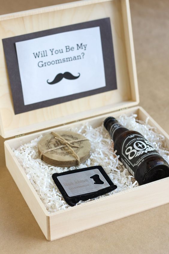 Will you be my groomsman wedding box