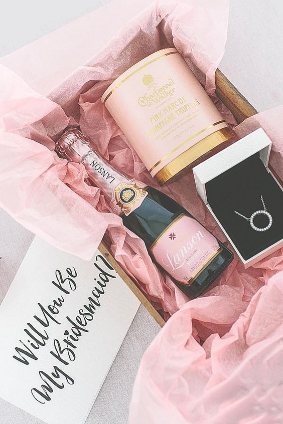 bridesmaid proposal via anna clarke photo