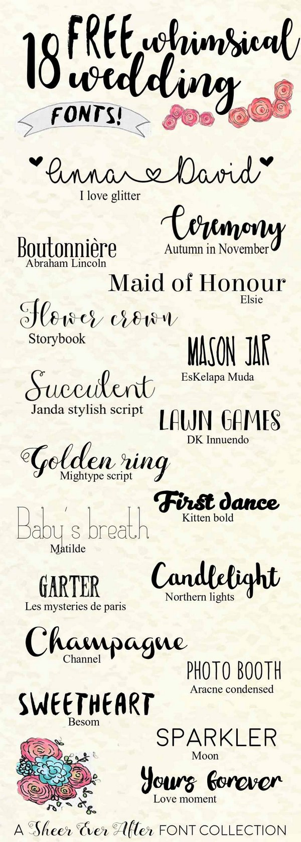 Free Wedding Fonts Free Calligraphy Fonts Free Script - vrogue.co