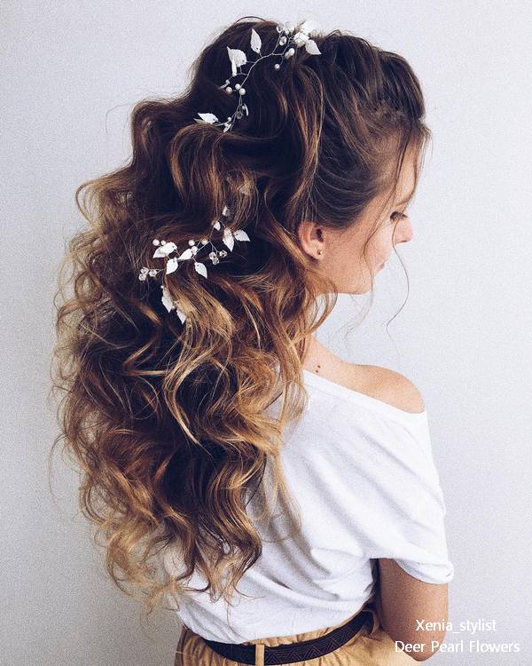 Long Wedding hairstyles from xenia_stylist