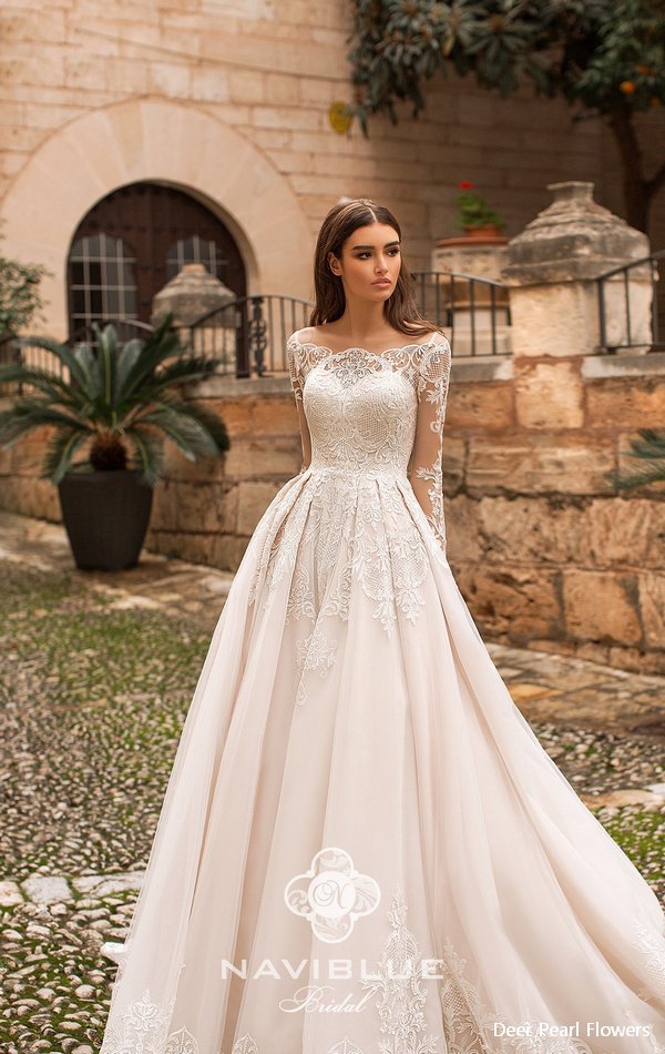 Navi Blue 2019 Wedding Dress