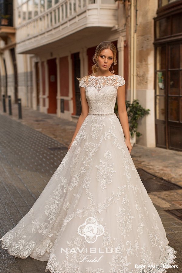 Navi Blue 2019 Wedding Dress