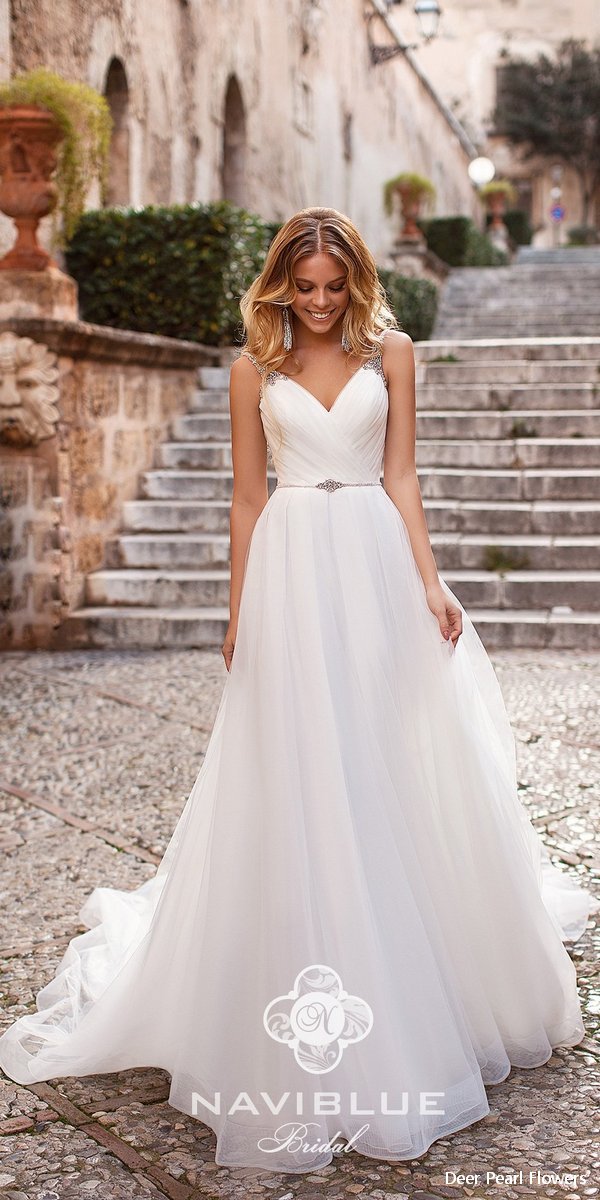 Navi Blue 2019 Wedding Dress