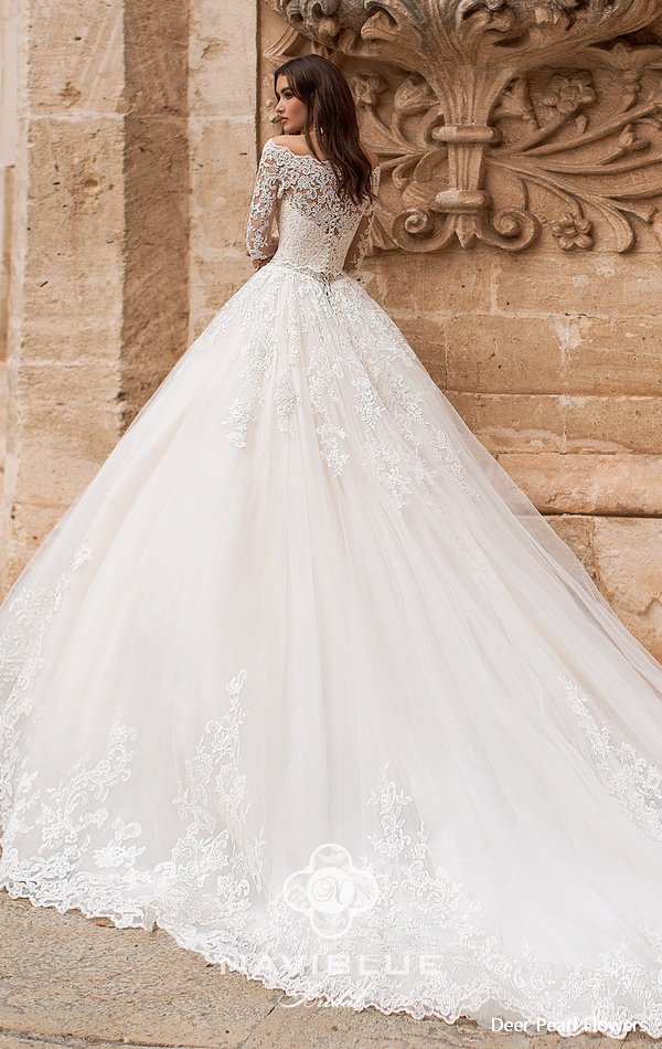 Navi Blue 2019 Wedding Dress