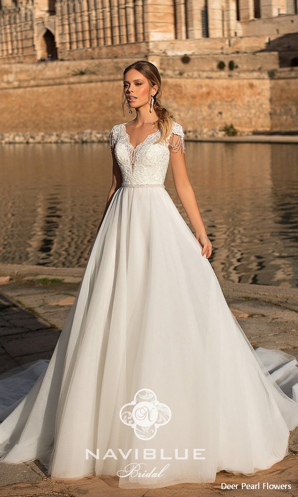 Navi Blue 2019 Wedding Dress