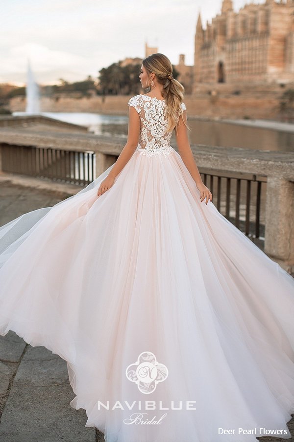 Navi Blue 2019 Wedding Dress