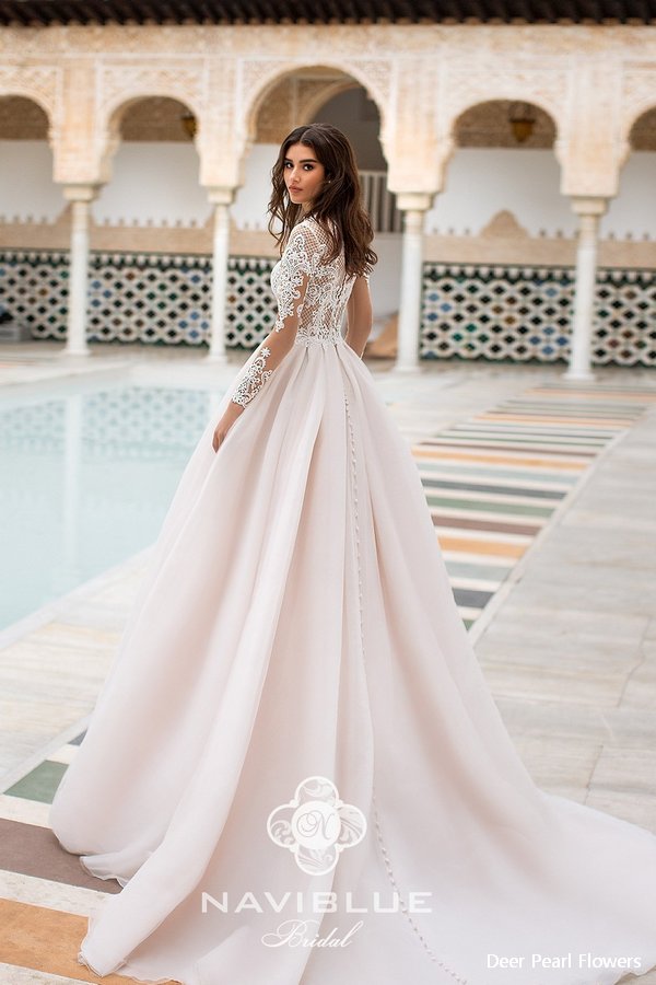 Navi Blue 2019 Wedding Dress