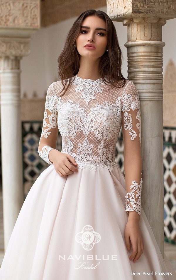 Navi Blue 2019 Wedding Dress
