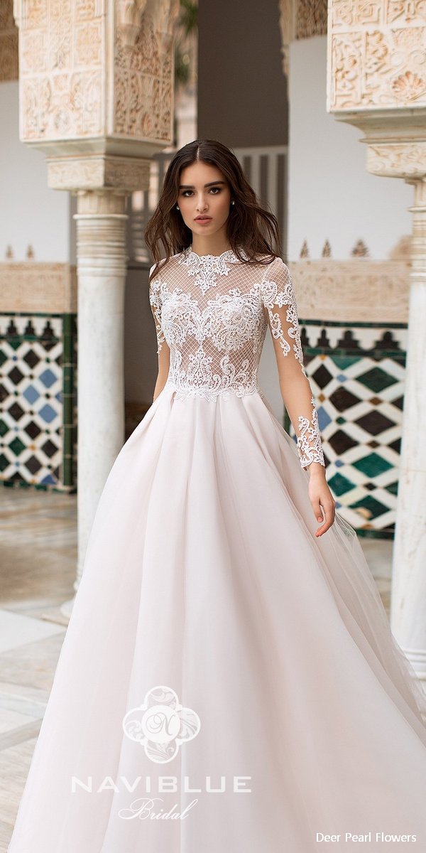 Navi Blue 2019 Wedding Dress