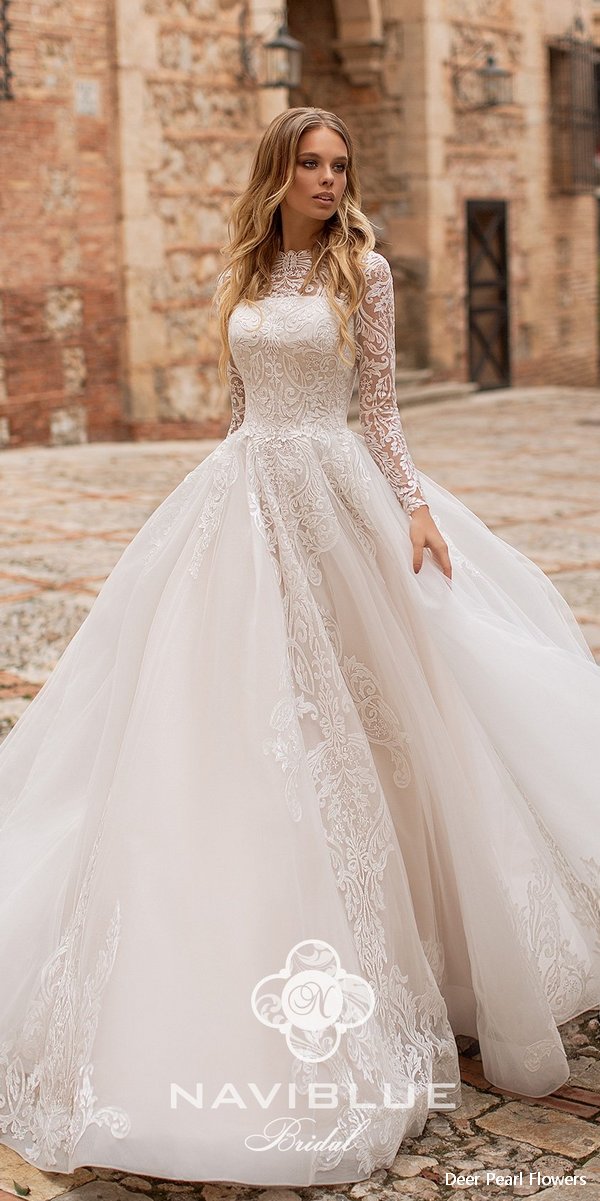 Navi Blue 2019 Wedding Dress