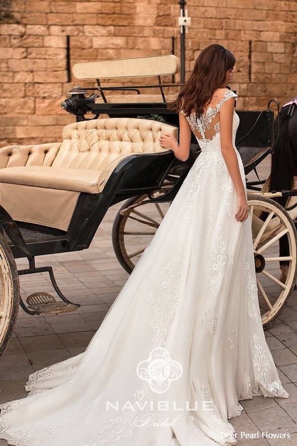 Navi Blue 2019 Wedding Dress