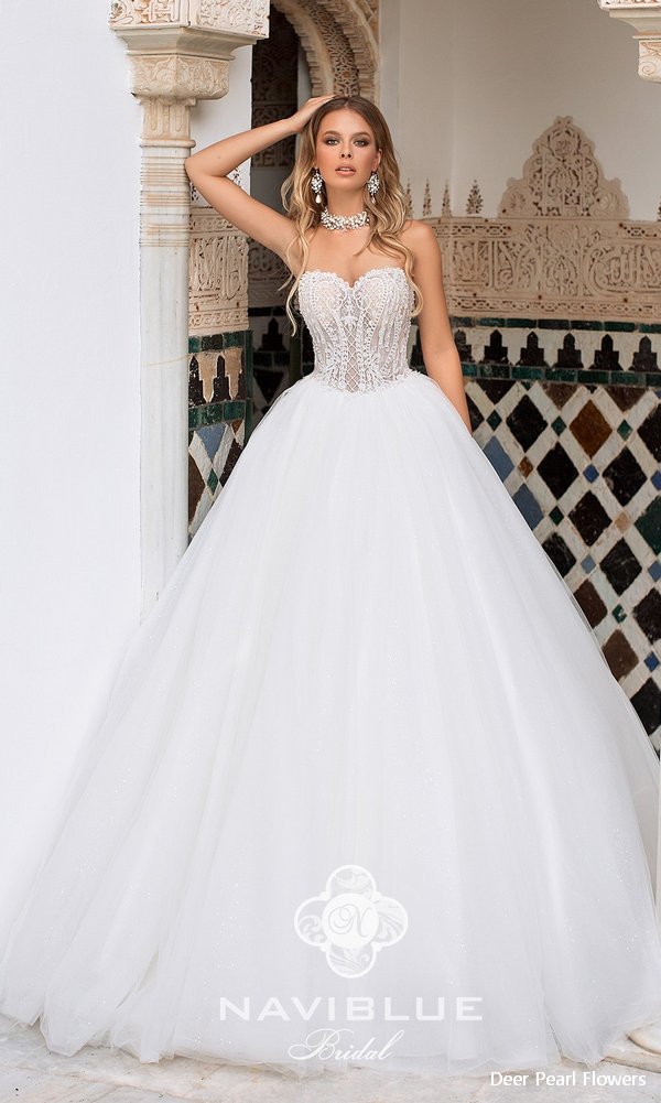 Navi Blue 2019 Wedding Dress