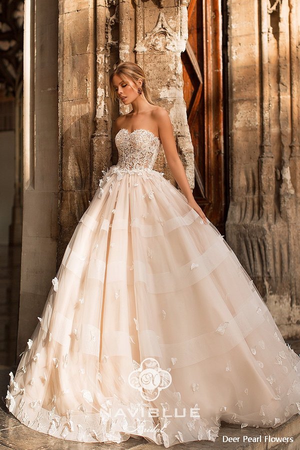 Navi Blue 2019 Wedding Dress