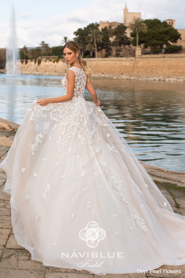 Navi Blue 2019 Wedding Dress